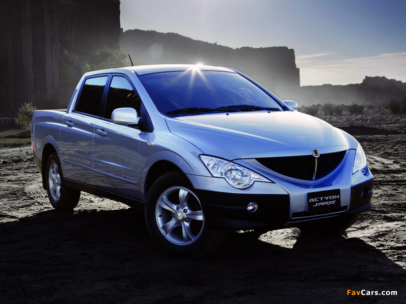 SsangYong Actyon Sports 2006 wallpapers (800 x 600)