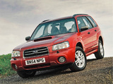 Pictures of Subaru Forester XT UK-spec (SG) 2003–05