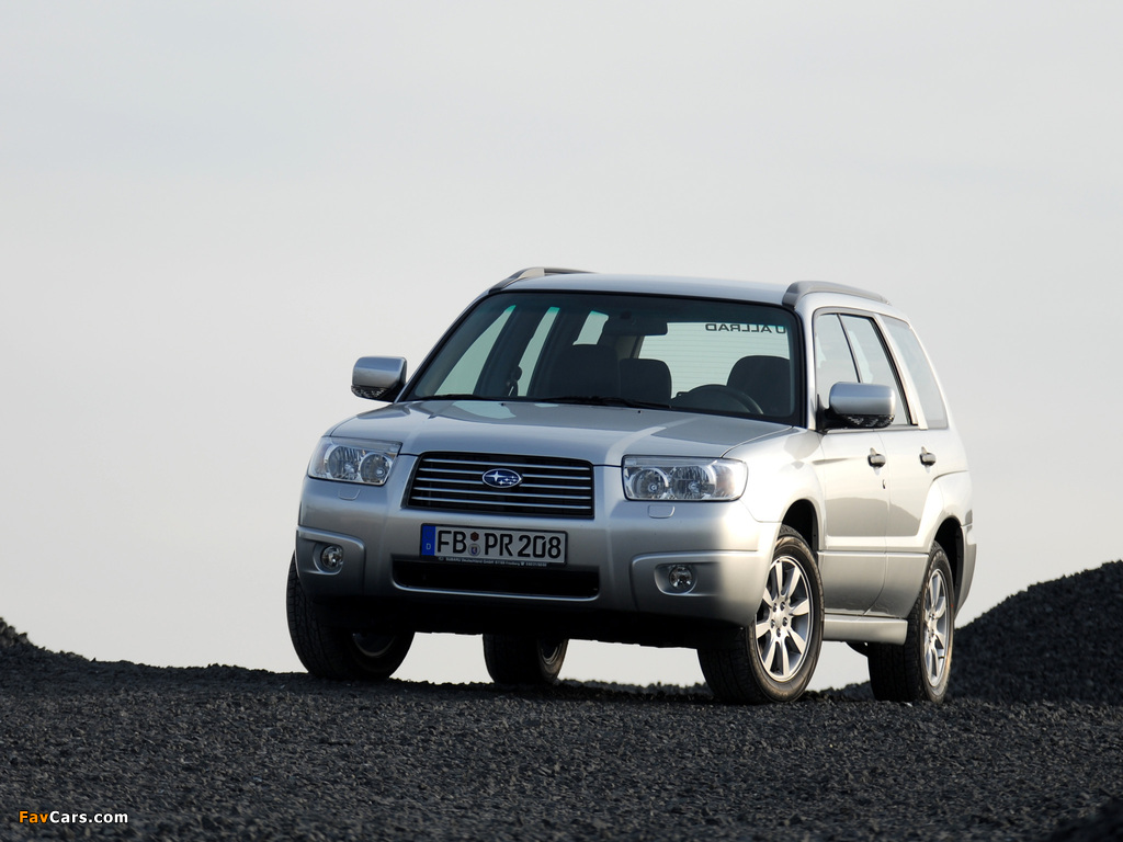 Subaru Forester 2.0X 2005–08 wallpapers (1024 x 768)