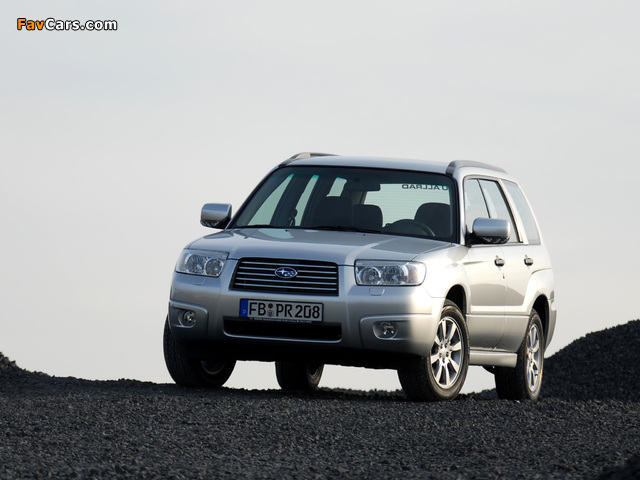 Subaru Forester 2.0X 2005–08 wallpapers (640 x 480)