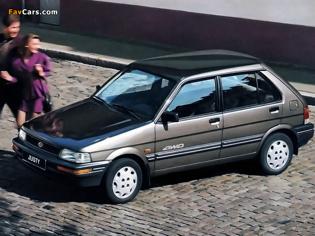 Photos of Subaru Justy 5-door 1988–94 (640 x 480)