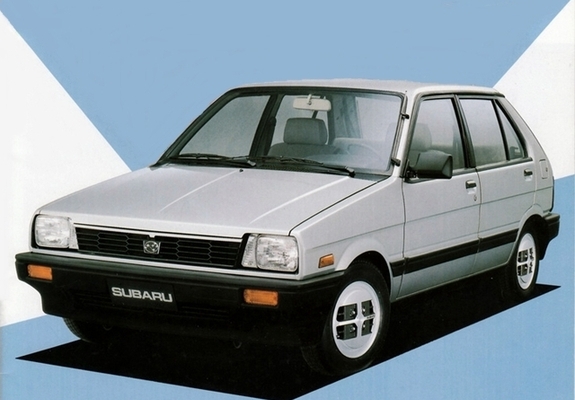 Subaru Justy 5-door 1984–88 wallpapers