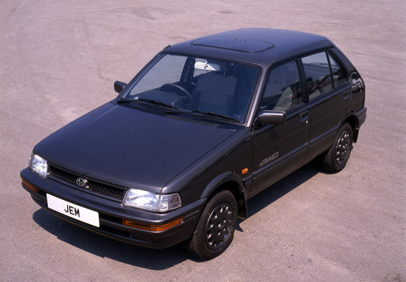 Subaru Justy 5-door UK-spec (KA) 1988–94 photos