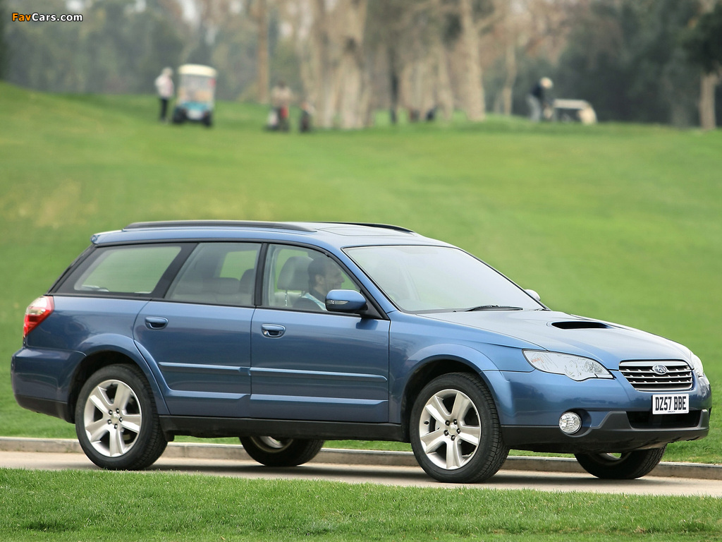 Subaru Outback 2.0D UK-spec (BP) 2008–09 photos (1024 x 768)