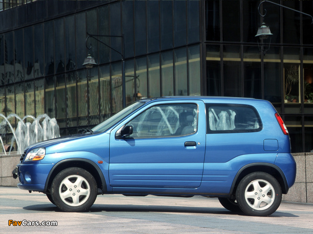 Suzuki Ignis 3-door (HT51S) 2000–03 wallpapers (640 x 480)