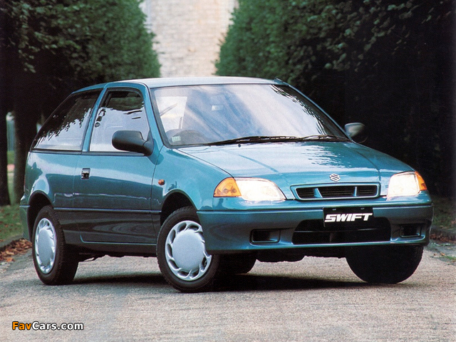 Photos of Suzuki Swift 3-door UK-spec 1996–2004 (640 x 480)