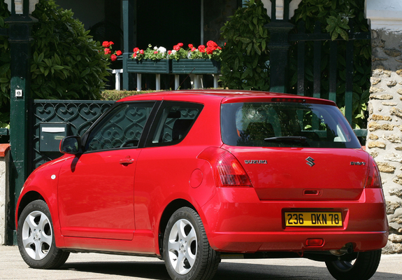 Photos of Suzuki Swift 3-door 2004–10