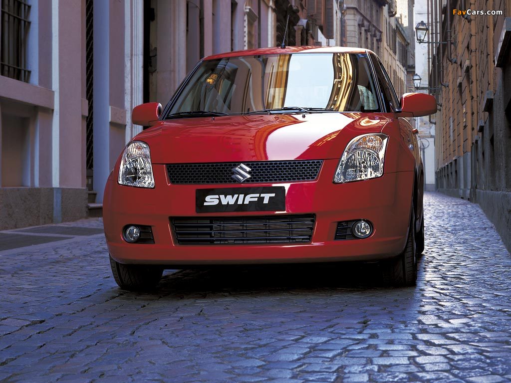 Suzuki Swift 5-door 2004–10 wallpapers (1024 x 768)