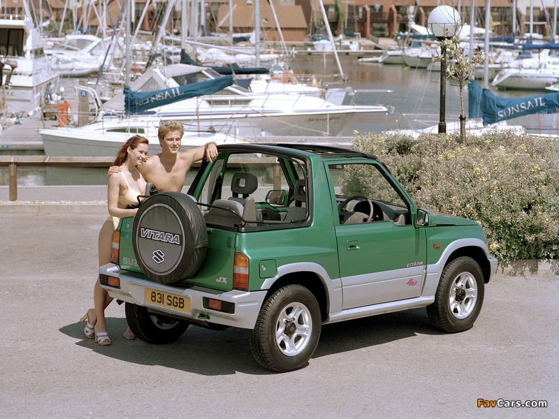 Suzuki Vitara Canvas Top UK-spec 1989–98 photos (800 x 600)