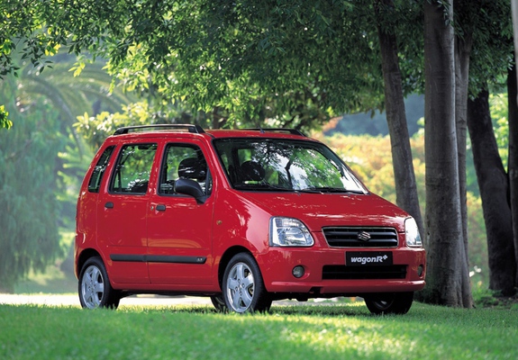 Suzuki Wagon R+ (MM) 2003–06 wallpapers