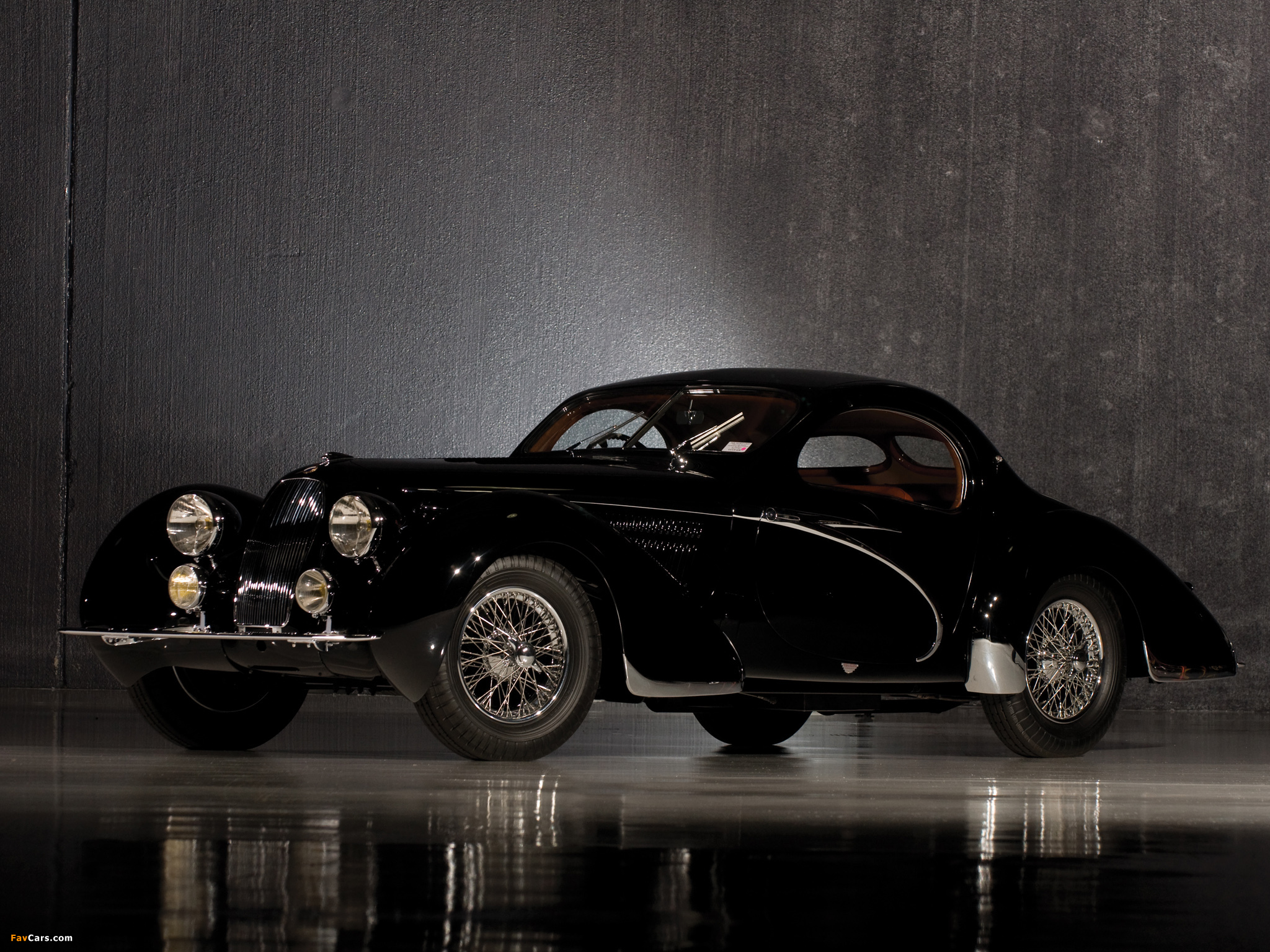 Talbot-Lago T150 C Teardrop Coupe by Figoni & Falaschi 1938 pictures (2048 x 1536)