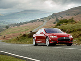 Photos of Tesla Model S P85+ UK-spec 2014