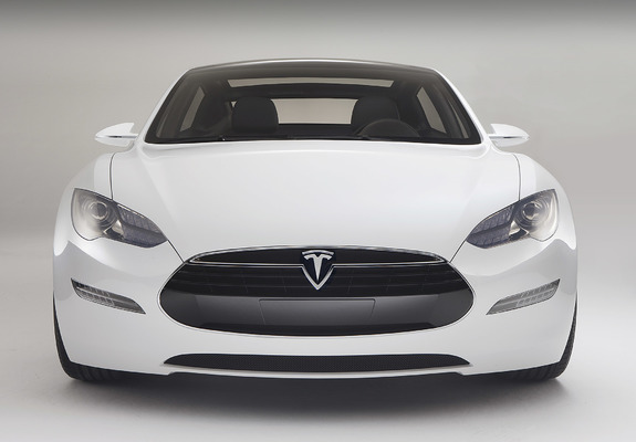 Pictures of Tesla Model S Concept 2009