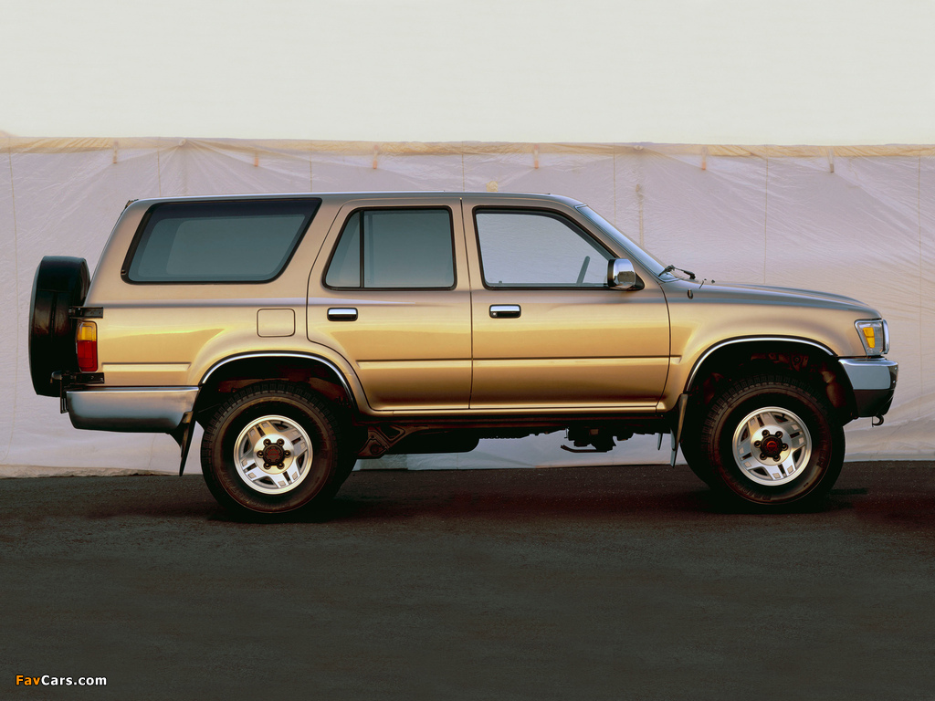 Toyota 4Runner 5-door US-spec 1989–92 photos (1024 x 768)