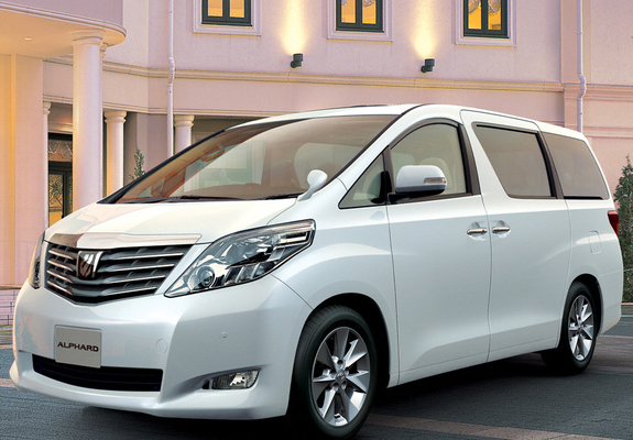Pictures of Toyota Alphard JP-spec (ANH20W) 2008–11