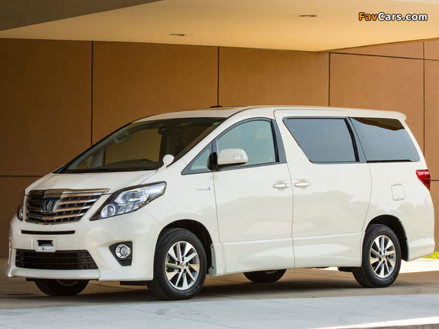 Toyota Alphard Hybrid G “Premium Seat Package (ANH20W) 2012 wallpapers (640 x 480)