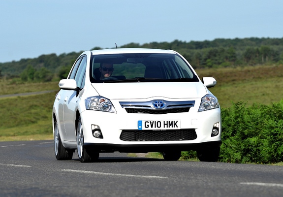 Pictures of Toyota Auris HSD UK-spec 2010–12