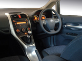 Toyota Auris Sport X ZA-spec 2010 wallpapers