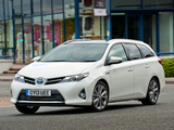 Toyota Auris Touring Sports Hybrid UK-spec 2013 wallpapers