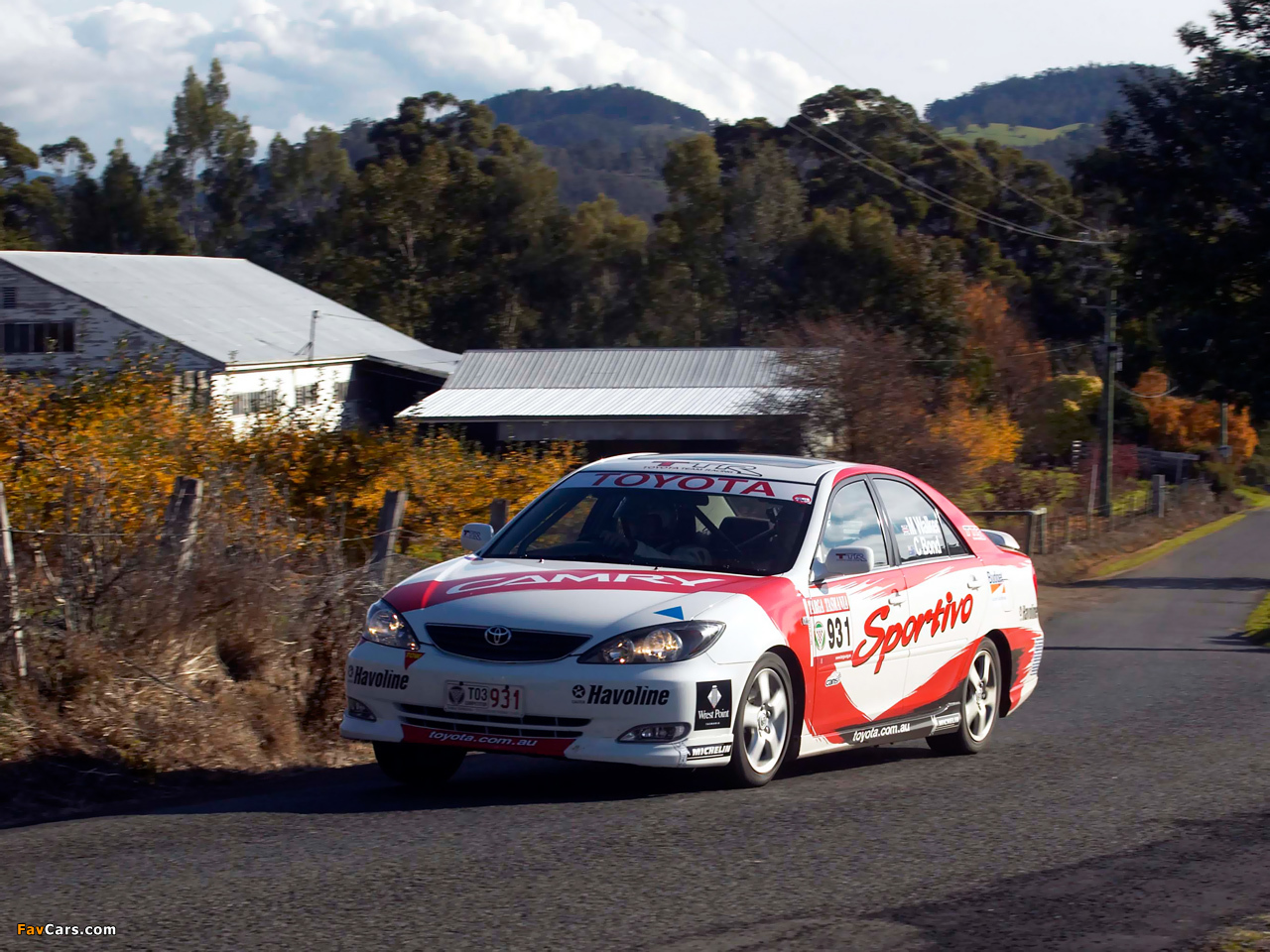 Pictures of Toyota Camry Sportivo Rally Car (ACV30) 2002–04 (1280 x 960)