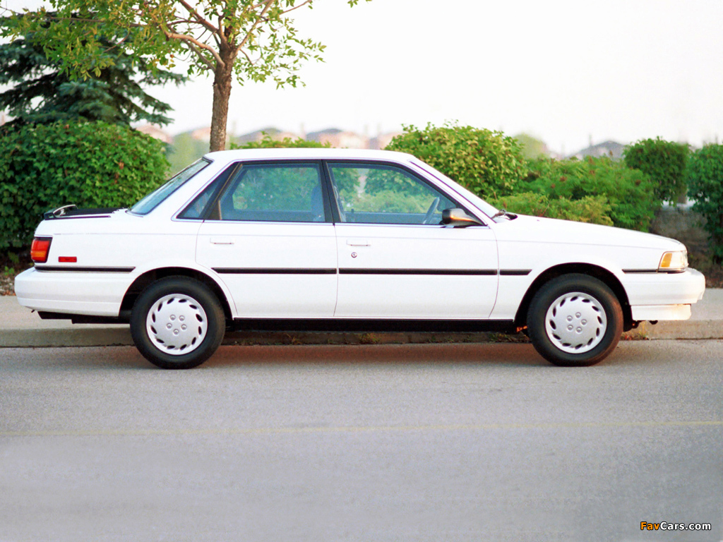 Toyota Camry Sedan LE US-spec 1990–91 pictures (1024 x 768)