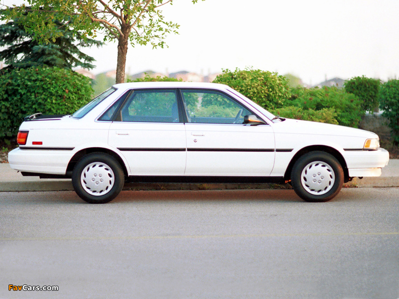 Toyota Camry Sedan LE US-spec 1990–91 pictures (800 x 600)