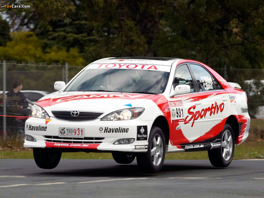 Toyota Camry Sportivo Rally Car (ACV30) 2002–04 images (1024 x 768)