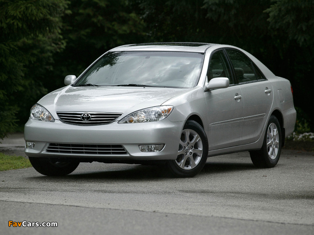 Toyota Camry XLE US-spec (ACV30) 2004–06 wallpapers (640 x 480)