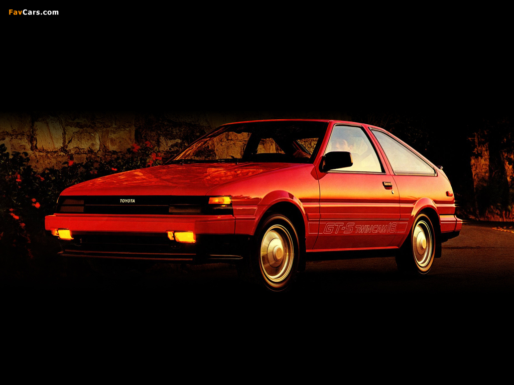 Toyota Corolla GT-S Sport Liftback (AE86) 1985–86 photos (1024 x 768)