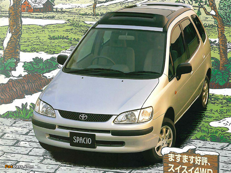 Images of Toyota Corolla Spacio (AE110N) 1997–2001 (800 x 600)