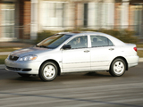 Images of Toyota Corolla US-spec 2002–08