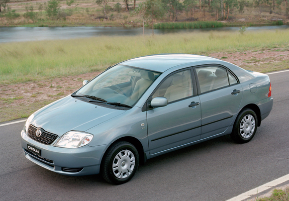 Pictures of Toyota Corolla Ascent Sedan 2001–04