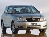 Toyota Corolla T-Sport 3-door UK-spec 2001–04 photos