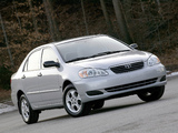 Toyota Corolla US-spec 2002–08 photos