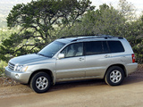 Photos of Toyota Highlander 2001–03