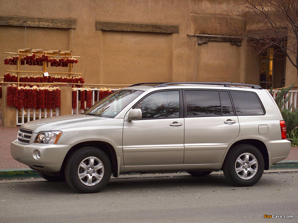 Toyota Highlander 2001–03 photos (1024 x 768)
