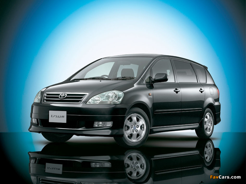 Images of Toyota Ipsum (ACM20W) 2001–03 (800 x 600)