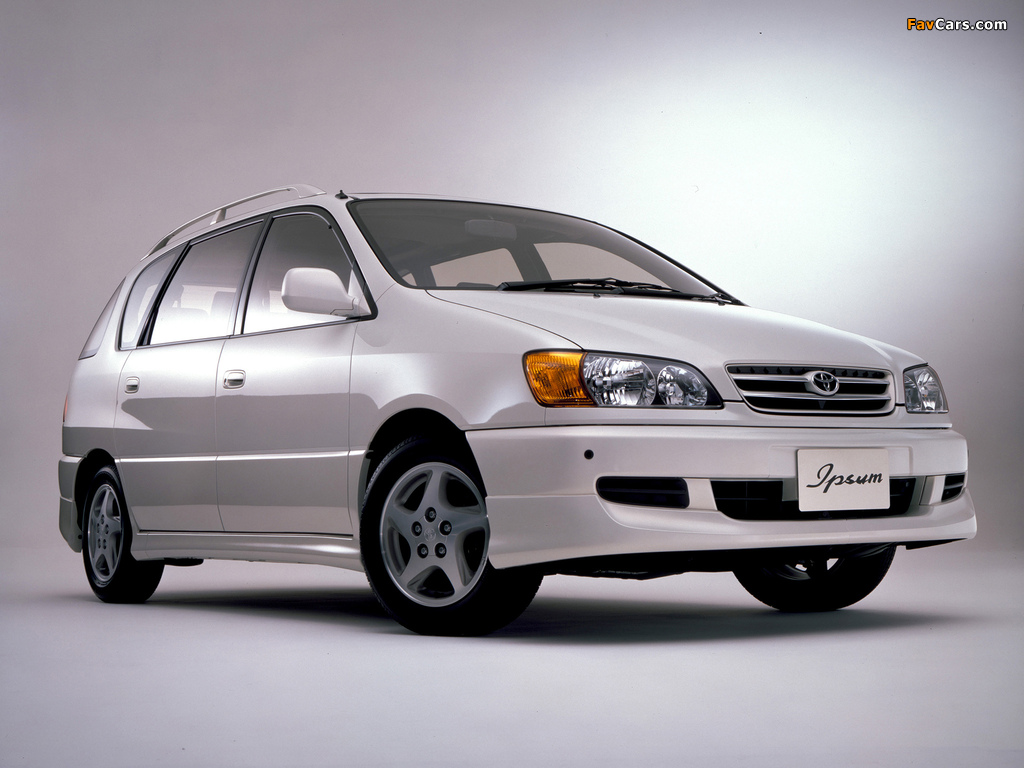 Pictures of Toyota Ipsum AeroTouring (XM10G) 1996–2001 (1024 x 768)
