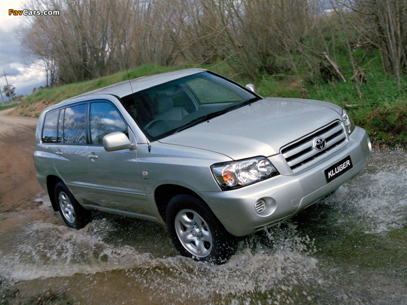 Toyota Kluger AU-spec 2003–07 pictures (800 x 600)