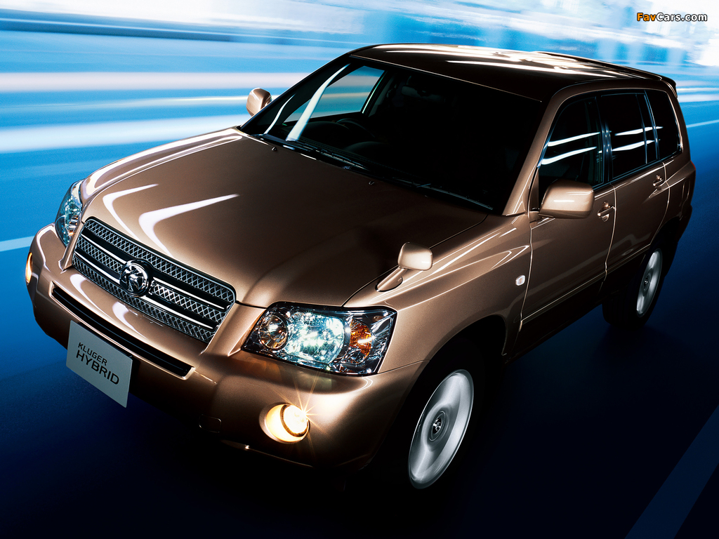 Toyota Kluger Hybrid 2005–07 photos (1024 x 768)