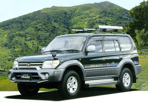 Toyota Land Cruiser Prado 5-door JP-spec (J95W) 1996–99 wallpapers