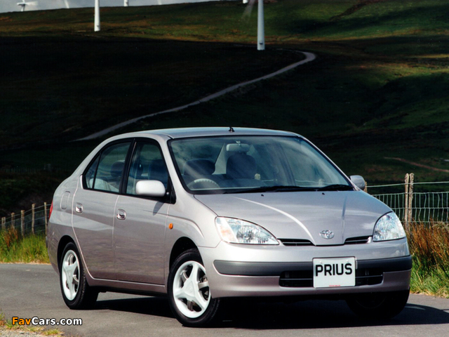 Toyota Prius JP-spec (NHW10) 1997–2000 wallpapers (640 x 480)