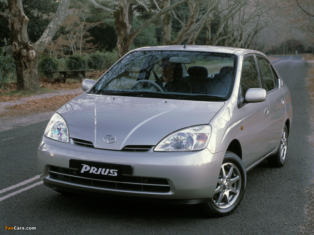 Toyota Prius AU-spec (NHW11) 2001–03 wallpapers (1024 x 768)