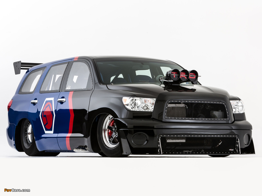 Images of Toyota Sequoia Family Dragster by Antron Brown Team 2012 (1024 x 768)