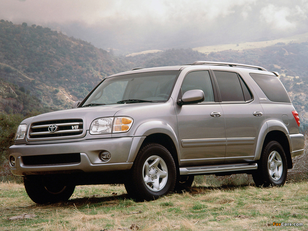 Toyota Sequoia Limited 2000–05 wallpapers (1024 x 768)