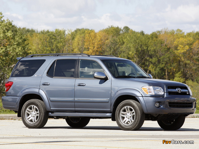 Toyota Sequoia Limited 2005–07 images (640 x 480)
