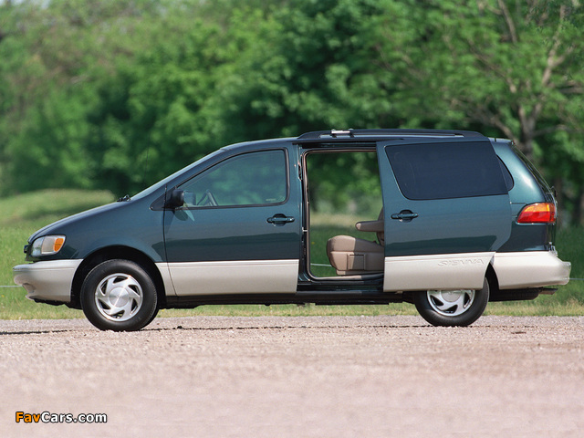 Pictures of Toyota Sienna 1997–2001 (640 x 480)