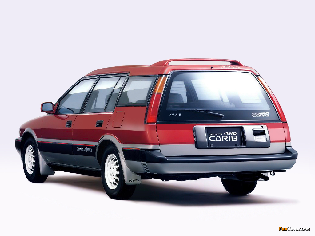 Pictures of Toyota Sprinter Carib (AE95G) 1988 (1024 x 768)