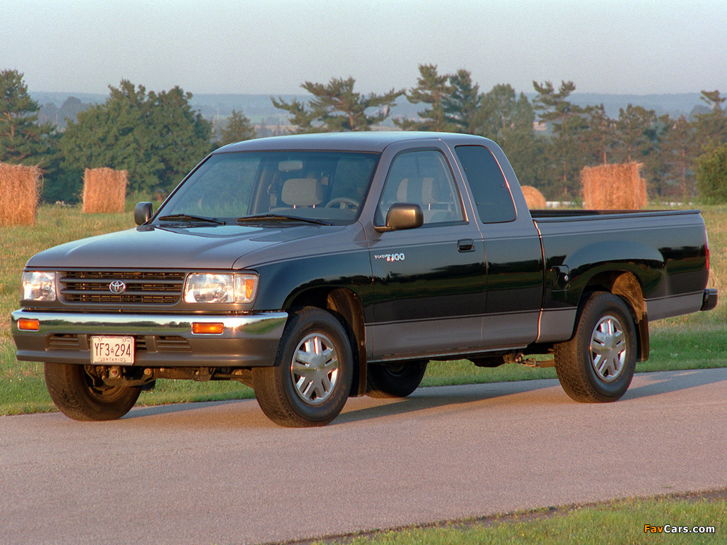 Pictures of Toyota T100 Xtracab 2WD 1995–98 (1024 x 768)