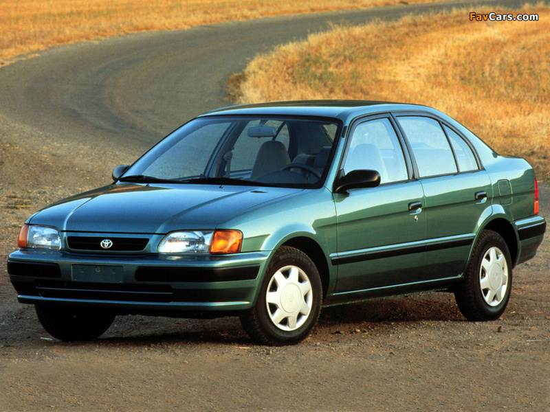 Toyota Tercel Sedan US-spec 1994–98 photos (800 x 600)